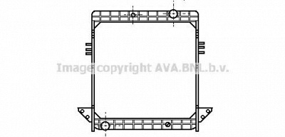 AVA QUALITY COOLING iv2025 -  Радиатор, охлаждение двигателя